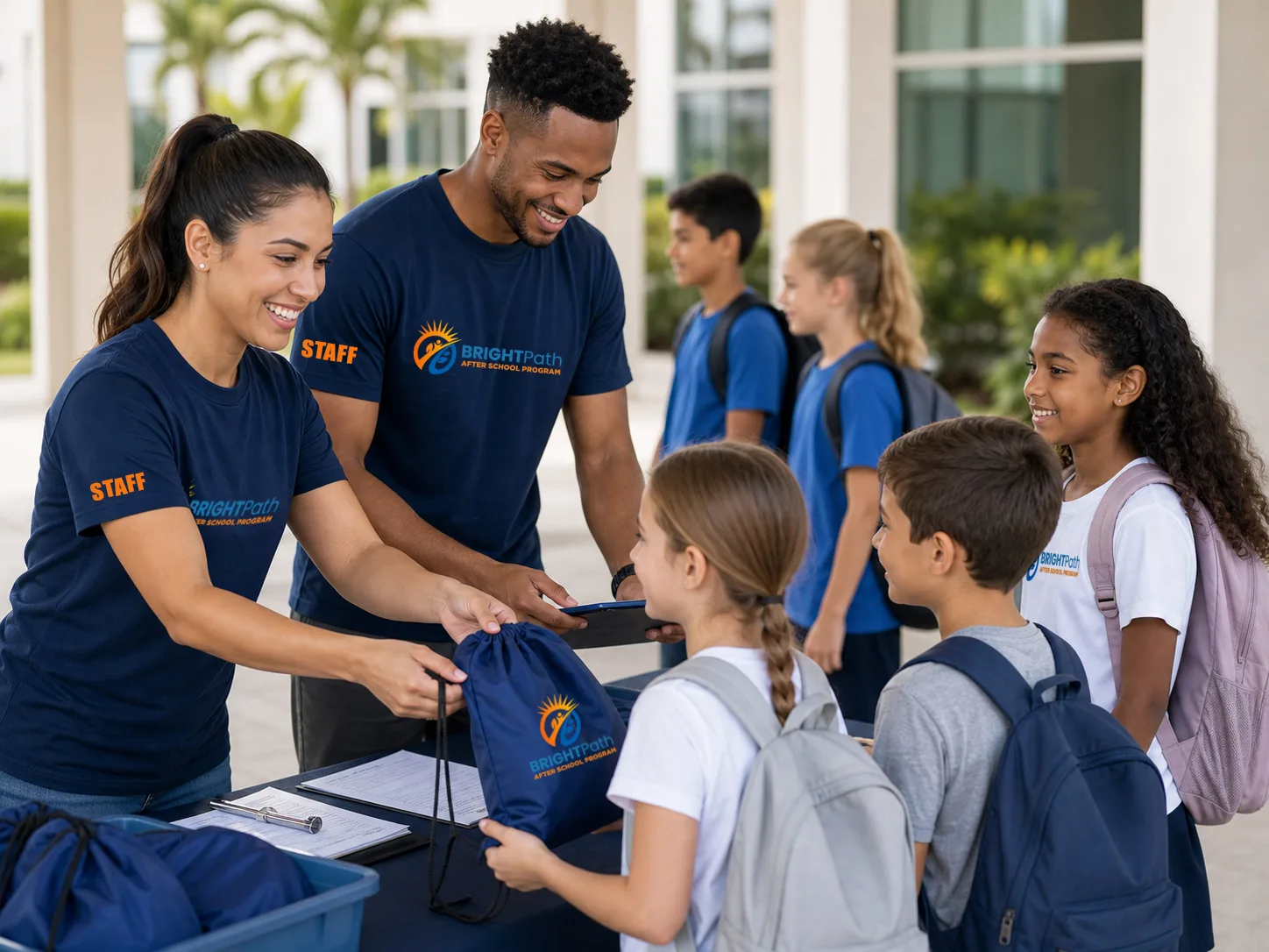 Custom shirts for after-school programs and youth organizations