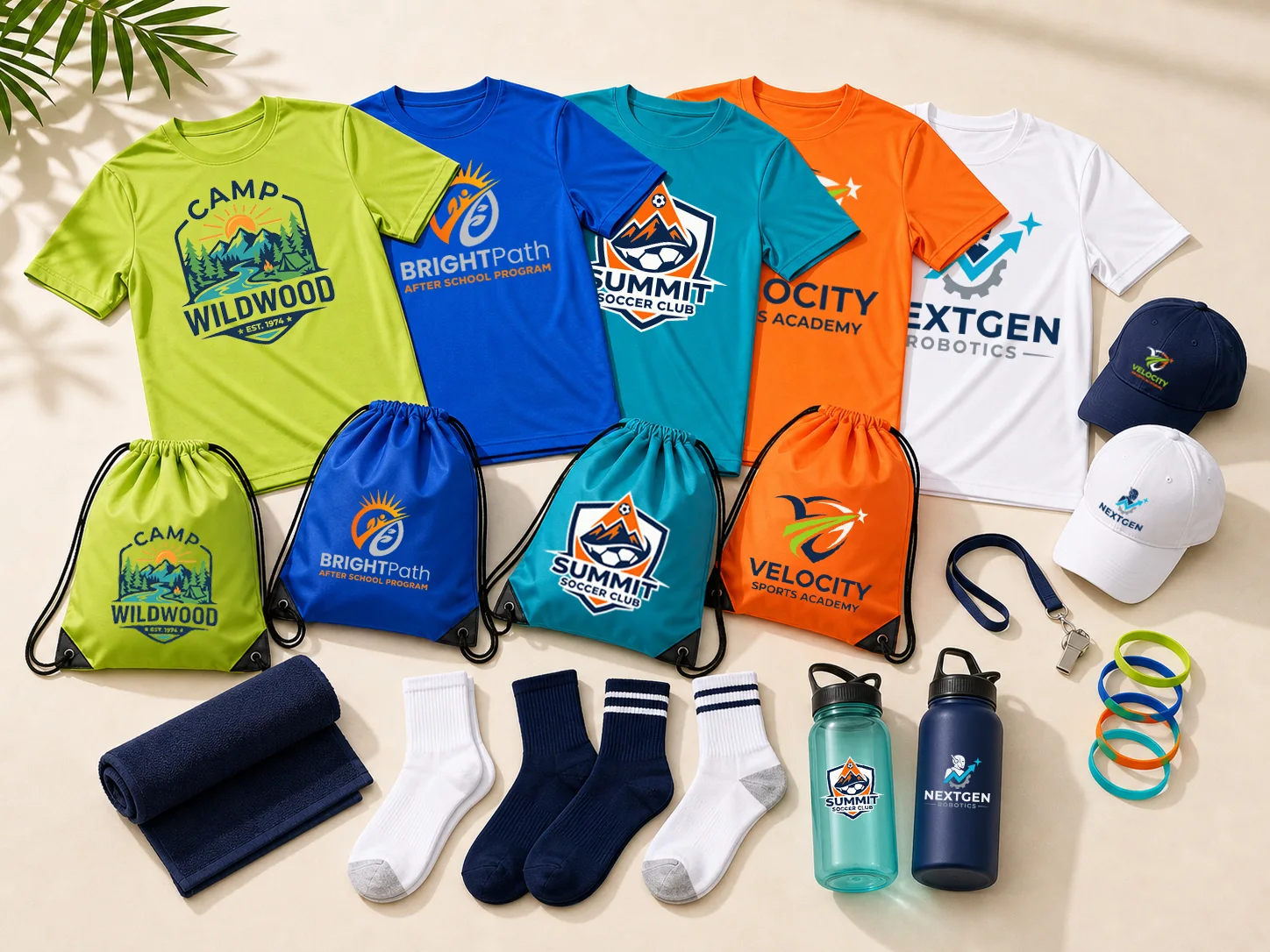 Custom event apparel field trip shirts and team gear for youth programs