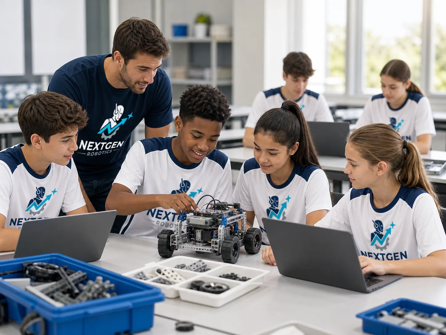 Custom apparel for STEM coding and robotics programs
